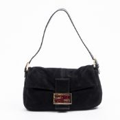 RRP £810 Fendi Baguette Bag Shoulder Bag Black Grade A AAR8738 (Bags Are Not On Site, Please Email