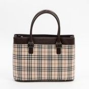 RRP £395 Burberry Vintage Burberrys Square Zip Tote Shoulder Bag AAR7910 (Bags Are Not On Site,