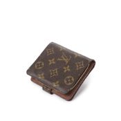 RRP £270 Louis Vuitton Compact Zip Wallet Brown Grade AA AAP2104 (Bags Are Not On Site, Please Email