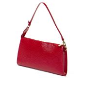 RRP £395 Louis Vuitton Accessory Pouch Red Grade A AAR9498 (Bags Are Not On Site, Please Email For