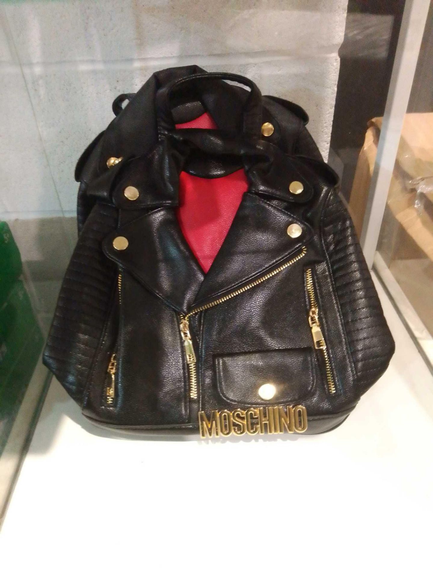 (Jb) RRP £100 Lot To Contain 2 Ladies Motorbike Leather Jacket Design Handbags