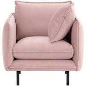 RRP £220 Blush Desire Accent Single Sitting Room Armchair (116724) (Appraisals Available On