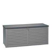 (Jb) RRP £80 Lot To Contain 1 Boxed Garden Gear 490L Storage Box With Sit On Lid In Grey