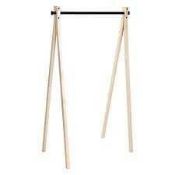 RRP £200 Boxed No Mess Copenhagen Solid Wooden Coat Stand (43.192) (Appraisals Available On