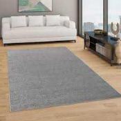 RRP £130 160X230Cm Paco Home Tivago Grey Designer Floor Rug (Appraisals Available On Request) (