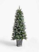 (Jb) RRP £180 Lot To Contain 1 Boxed John Lewis And Partners 6Ft Pre Lit Potted St Anton Tree (82564