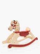 (Jb) RRP £120 Lot To Contain 3 Boxed John Lewis And Partners Wooden Rocking Horses For 18+ Months Ol