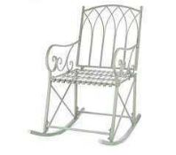 (Jb) RRP £80 Lot To Contain 1 Boxed Alison Cork Metal Rocking Chair