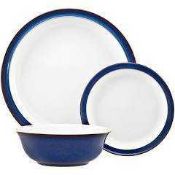 (Jb) RRP £175 Lot To Contain 1 Boxed John Lewis And Partners Denby Blue 12 Piece Box Set (4784348)