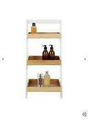 (Jb RRP £180 Lot To Contain 3 Boxed John Lewis And Partners House Collection Bamboo 3 Tier Shelf (20