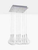 (Jb) RRP £295 Lot To Contain 1 Boxed John Lewis And Partners Jensen 9 Light Led Ceiling Pendant With