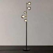 (Jb) RRP £210 Lot To Contain 1 Boxed John Lewis And Partners Huxley Floor Lamp In Brushed Brass Fini