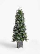 (Jb) RRP £180 Lot To Contain 1 Boxed John Lewis And Partners 6Ft Pre Lit Potted St Abton Tree (74007