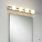 (Jb) RRP £80 Lot To Contain 1 Boxed Astro Cabaret Polished Chrome 4 Light Bathroom Wall Light (65.13