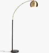 RRP £250 Lot To Contain 2 John Lewis Items Including 1 Boxed Hector Floor Lamp With Metal Shade And