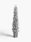 (Jb) RRP £130 Lot To Contain 1 Boxed John Lewis And Partners 5Ft Pre Lit Potted Verbier Tree (824746