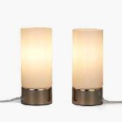 RRP £115 Lot To Contain 2 Boxed John Lewis Lights Including 1 Wren Pendant Shade And 1 Cara Touch La