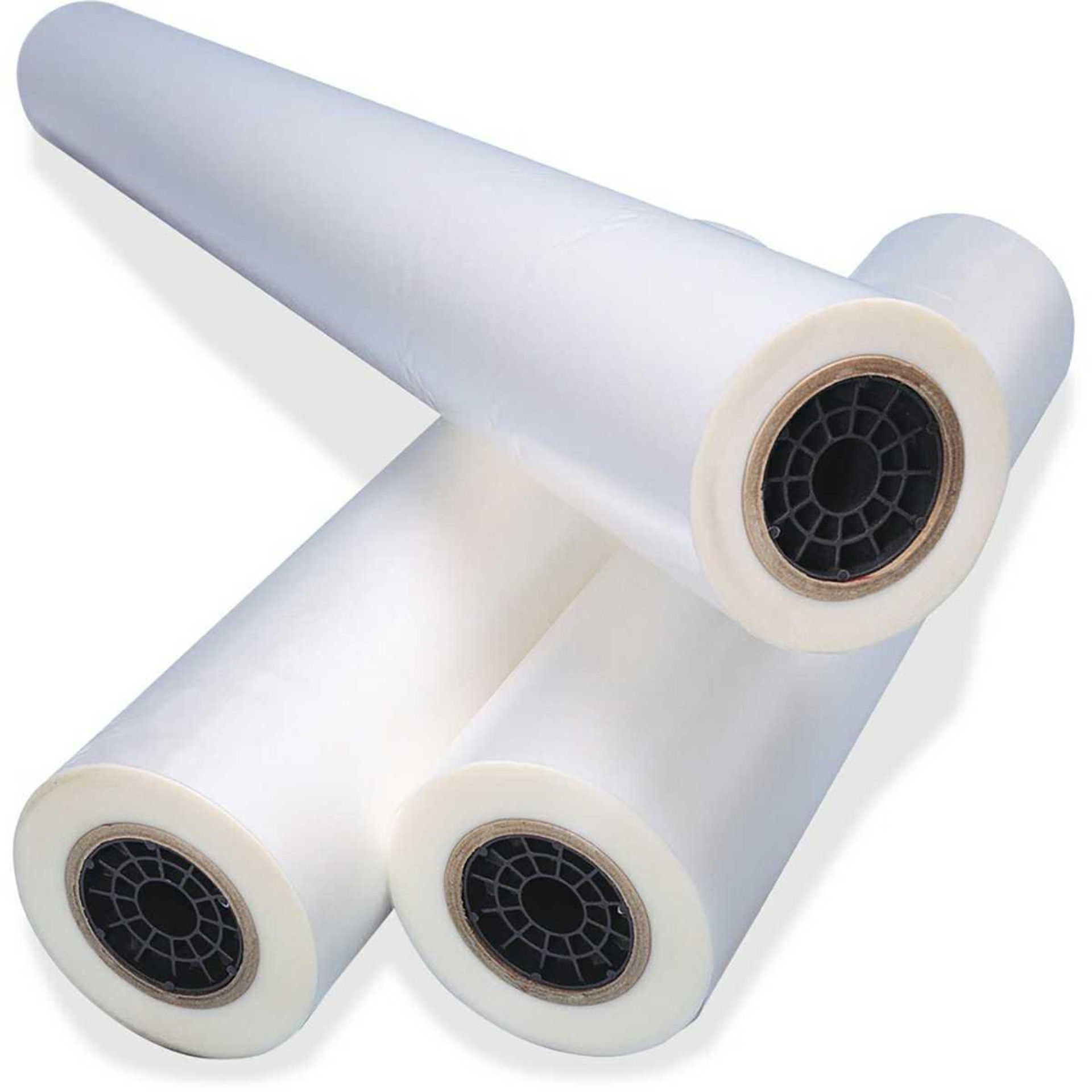 (Jb) RRP £180 Lot To Contain 3 Brand New Sealed Rolls Of Glossy Laminating Roll 635Mm X 150Mx 38Mic