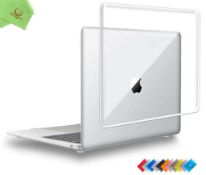 (Jb) RRP £120 Lot To Contain 10 Brand New Jivo Shell Clear Protective Covers For 12 Inch MacBook's