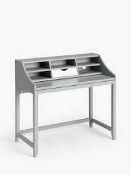 RRP £90 Boxed Sumatra Large Grey Desk (116757) (Appraisals Available On Request) (Pictures For