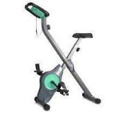 RRP £180 Boxed Davina McCall Folding Magnetic Exercise Bike With 8 Levels Of Resistance Training (