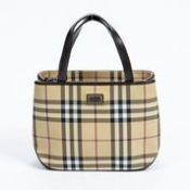 RRP £680 Burberry Double Zip Handbag In Beige AAR8120 (Bags Are Not On Site, Please Email For