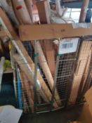(Jb) RRP £500 Cage To Contain Large Assortment Of Blinds And Curtain Tracks