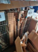 (Jb) RRP £500 Cage To Contain Large Assortment Of Blinds And Curtain Tracks