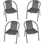 RRP £150 Lot To Contain 1 Hillerstorp Alvdalen Stackable Chair