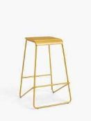 RRP £100 Lot To Contain 1 Set Of 2 John Lewis Spot Barstool In N Grey