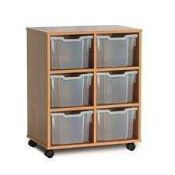 RRP £300 Lot To Contain 1 Findel Education 6 Deep Vertical Static Unit