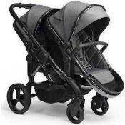 RRP £1000 Boxed Icandy Peach Infant Travel Solution Push Chair In Dark Grey Twill Combo (1227372) (