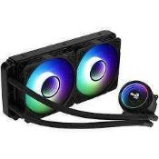 RRP £175 To Include 2 Boxed Aero Cool Mirage L240 240Mm Argb Liquid Cooler