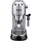 RRP £200 Boxed De'Longhi Dedica Pump Espresso Coffee Machine (1224756) (Appraisals Available On