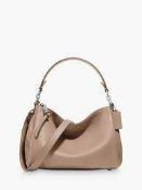 RRP £210 Coach Shay Taupe Leather Ladies Handbag (802408) (Appraisals Available On Request) (