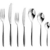 RRP £160 Boxed Robert Welch Hidcote 42 Piece Cutlery Set (1291840) (Appraisals Available On Request)
