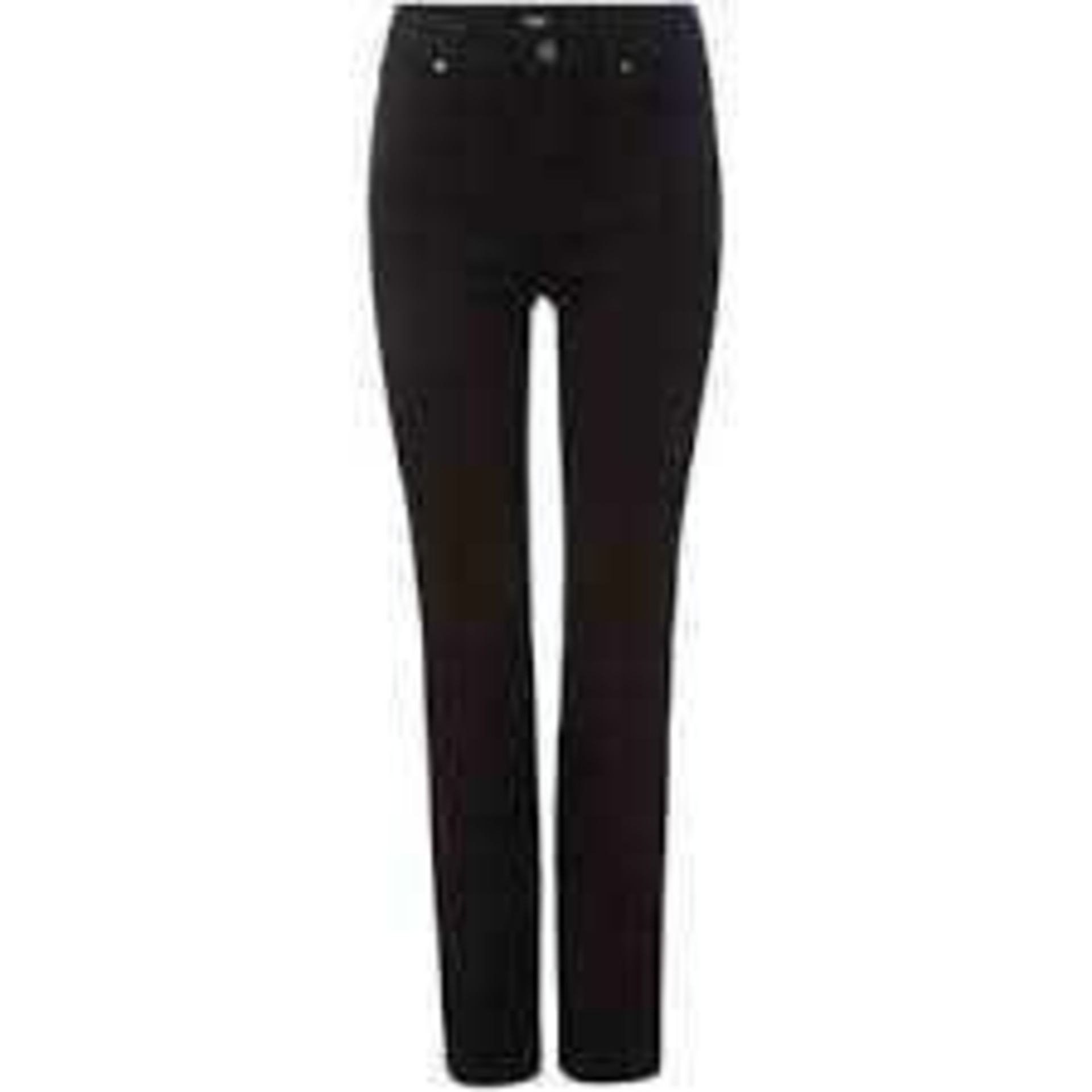 RRP £280 Lot To Contain 2 Pairs Of Nydj Ami Skinny Ladies Black Designer Jeans In Zie Uk 10 And Uk