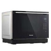 RRP £470 Panasonic Nn-Cfh7Lb Stainless Steel Counter Top Confection Microwave Oven With Grill (