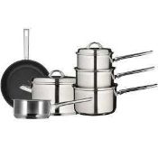 RRP £150 Lot To Contain 3 Assorted John Lewis And Partners Non Stick Sauce Pans And Sauté Pans (Nti)