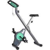 RRP £220 Boxed Folding Exercise Bike With 8 Levels Of Resistance Training (Appraisals Available On