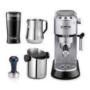 RRP £280 Boxed De'Longhi Dedica Style Cappuccino Coffee Maker (1404875) (Appraisals Available On