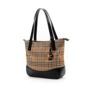 RRP £715 Burberry Bi Color Tote Black/Beige Shoulder Bag AAR2415 (Bags Are Not On Site, Please Email