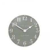 (Jb) RRP £205 Lot To Contain 4 Assorted Boxed Thomas Kent Clocks To Include 12" Arabic In Seagrass,