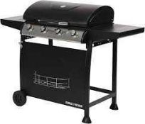 RRP £250 To Contain 1 Unboxed George Foreman 4 Burner Gas Bbq