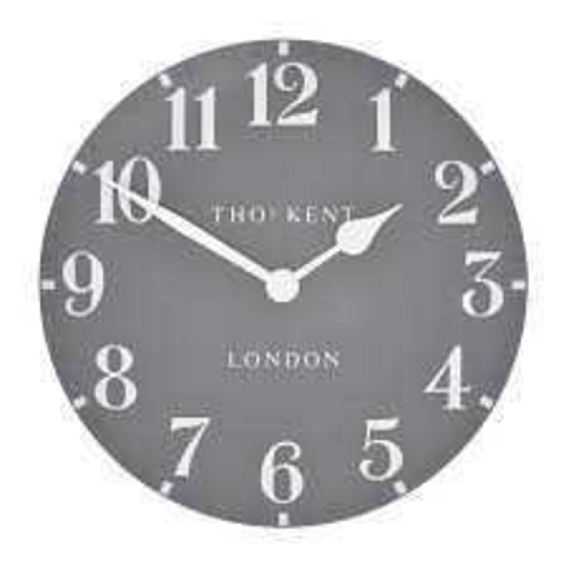 (Jb) RRP £205 Lot To Contain 4 Assorted Boxed Thomas Kent Clocks To Include 12" Arabic In Seagrass, - Image 2 of 3