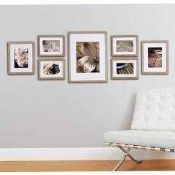 (Jb) RRP £120 Lot To Contain 2 Boxed Gallery Perfect Hand Your Own Gallery 7 Wood Frames Sets With N