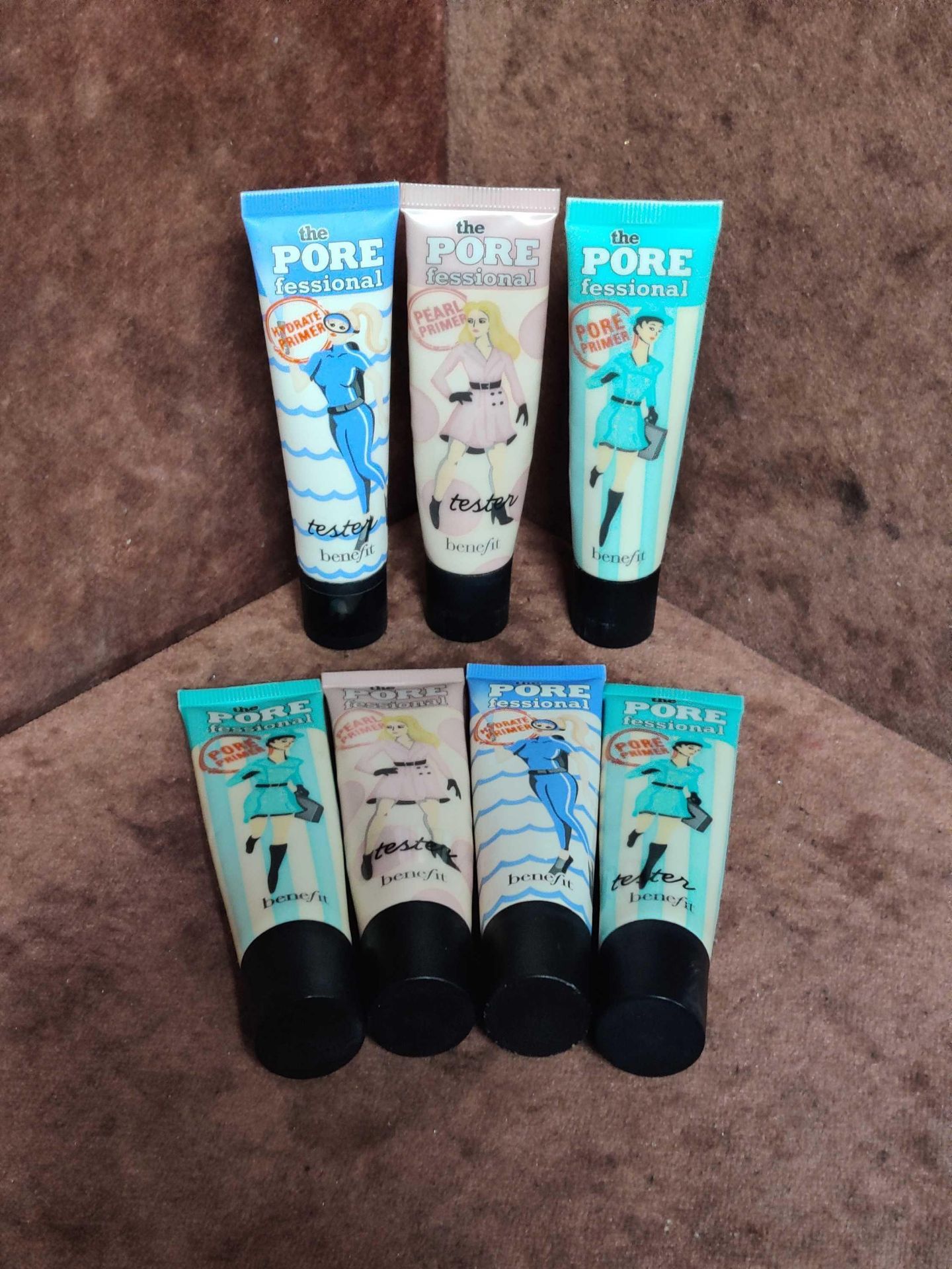 (Jb) RRP £210 Lot To Contain 7 Testers Of Assorted Premium Benefit Products To Include The Porefessi