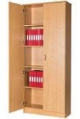 RRP £300 Contain 1 Boxed Findel Education Large Solid Wooden Storage Unit With Lock
