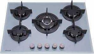 RRP £150 1 Boxed Gas On Glass 4 Burner Cooker Hob