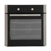 RRP £160 Lot To Contain Boxed Stainless Steel And Black Fully Integrated Microwave Oven (